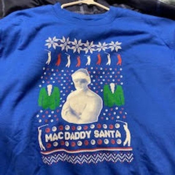 Limited Edition Tiger Woods "Mac Daddy Santa" Sweater - Picture 1 of 1